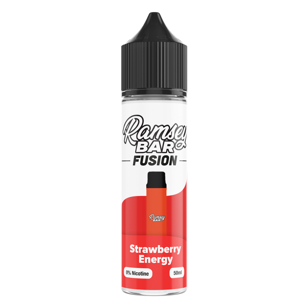 Ramsey Bar Fusion Strawberry Energy 50ml Shortfill