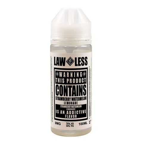 Law Less Warning Strawberry Watermelon Lemonade 100ml Shortfill