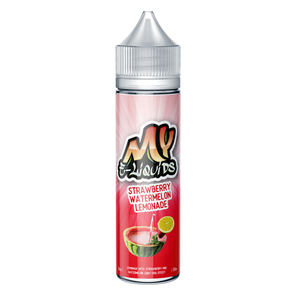 My E-Liquids Strawberry Watermelon Lemonade 0mg 50ml Short Fill E-Liquid