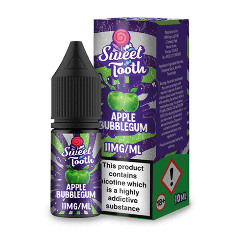 Sweet Tooth Apple Bubblegum 10ml Nic Salt E-Liquid