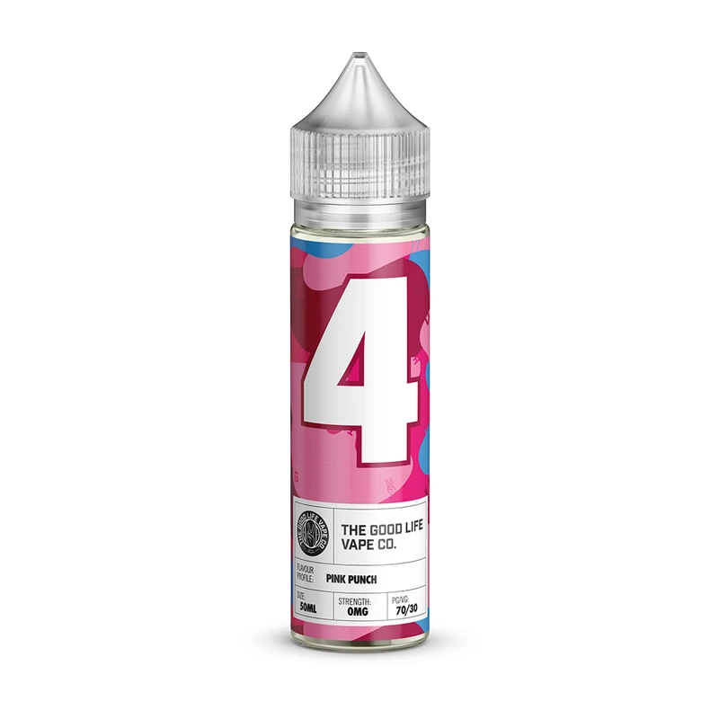 The Good Life Vape Co. No.4 Pink Punch 0mg 50ml Shortfill E-Liquid