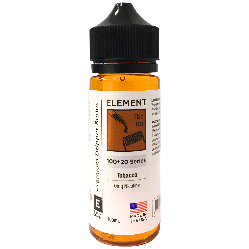 Element Tobacco 0mg 100ml Shortfill E-Liquid