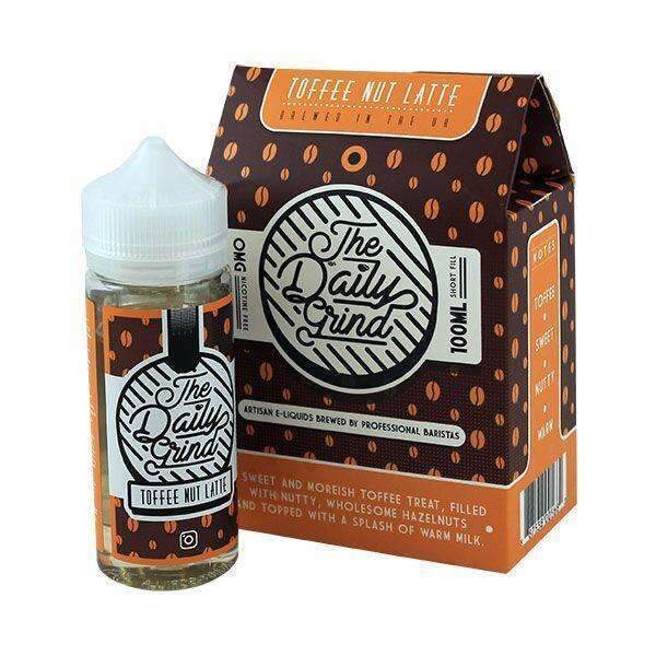 The Daily Grind Toffee Nut Latte 0mg 100ml Shortfill E-Liquid