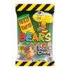 Toxic Waste Sour Gummy Bears Peg Bag 5oz (142g) 12pk
