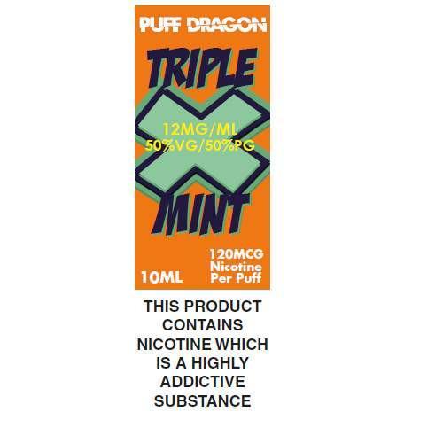 Puff Dragon Triple X mint 10ml E-Liquid