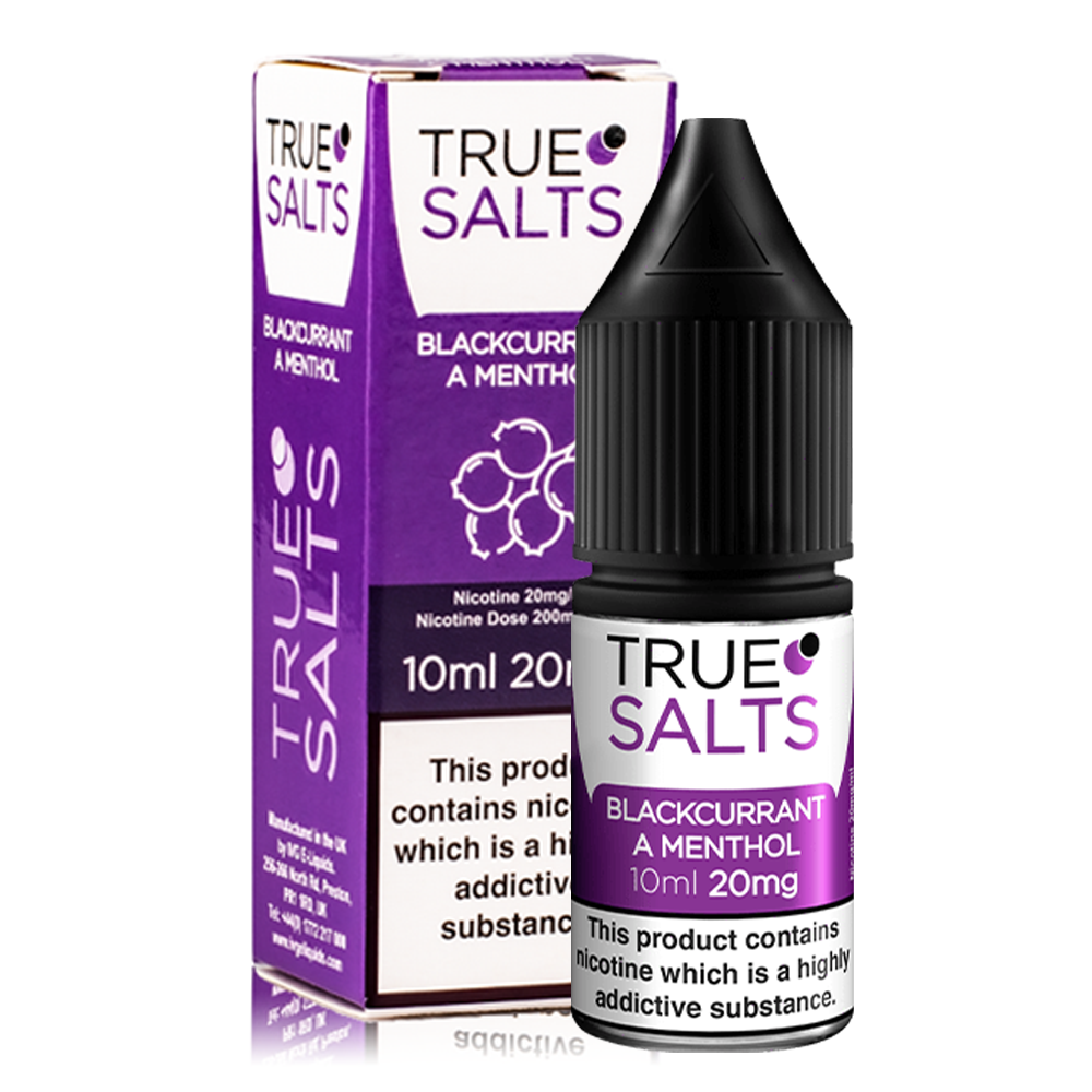 True Salts Blackcurrant A Menthol 10ml Nic Salt