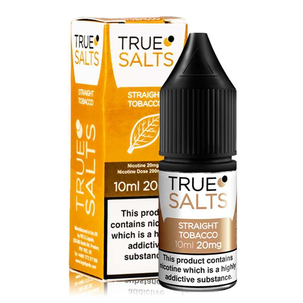 True Salts Straight Tobacco 10ml Nic Salt