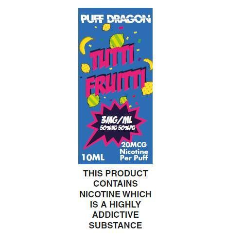Puff Dragon Tutti Fruitti 10ml E-Liquid