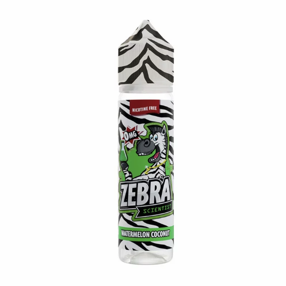 Zebra Juice Zebra Scientists: Watermelon-coconut 0mg 50ml Short Fill E-Liquid