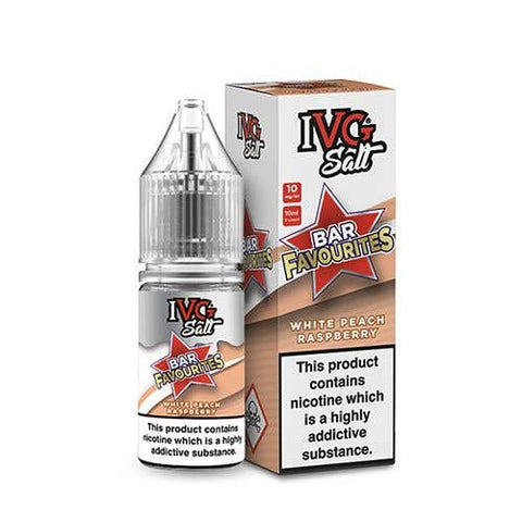 IVG Bar Favourites White Peach Raspberry 10ml Nic Salt