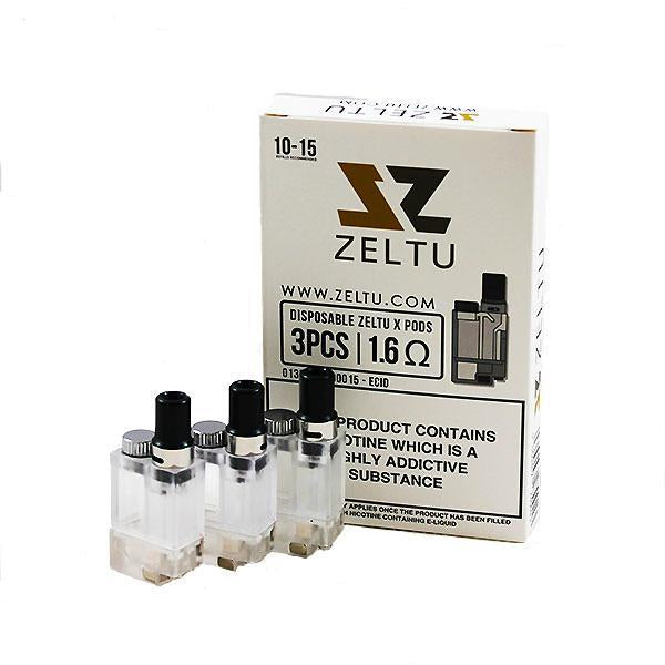 Zeltu X Pods Disposable 1.6 Ohms - 3pk